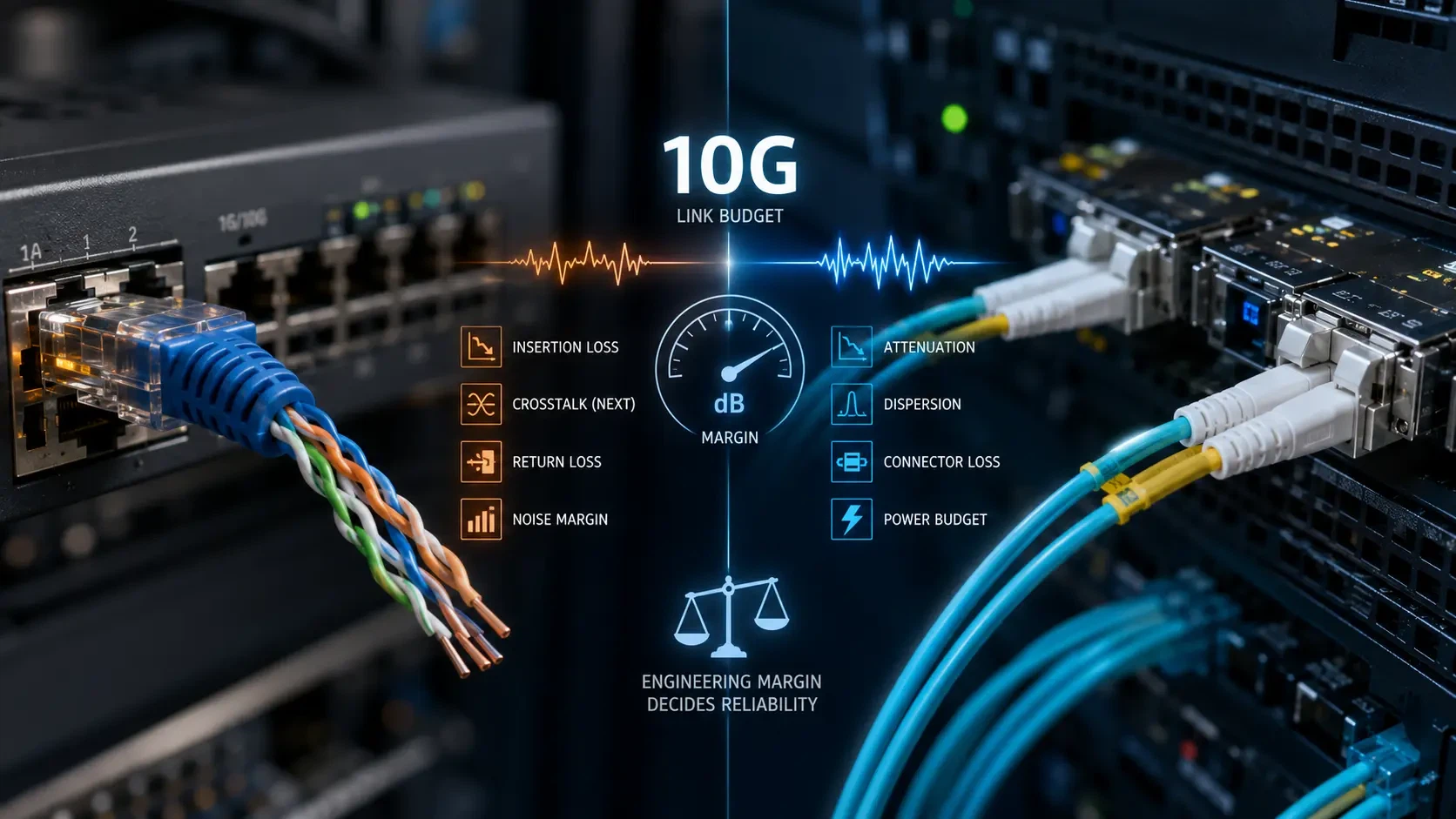 Fiber vs Copper: Link Budget Decides Reliability