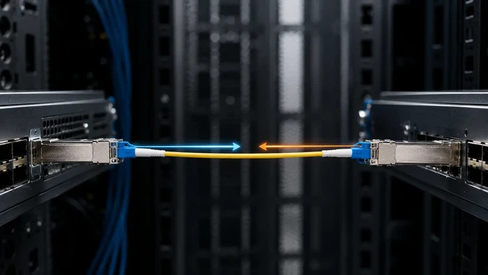 Single strand fiber link using BiDi SFP transceivers Single strand fiber link using BiDi SFP transceivers