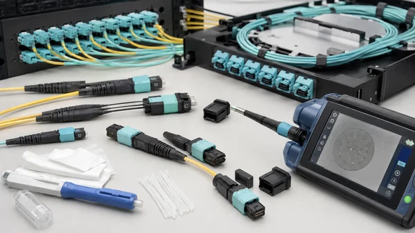 MTP connector polarity and testing MTP connector polarity and testing