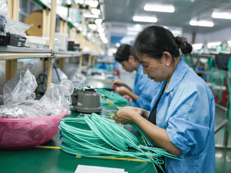 fiber optic patch cord production@DIMI fiber optic patch cord production@DIMI