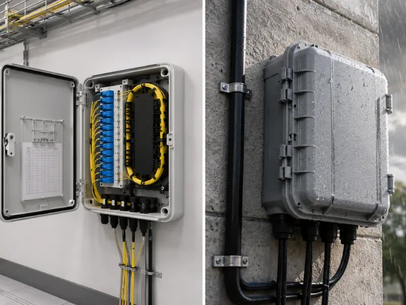 2 Port Fiber Access Terminal Box 2 Port Fiber Access Terminal Box