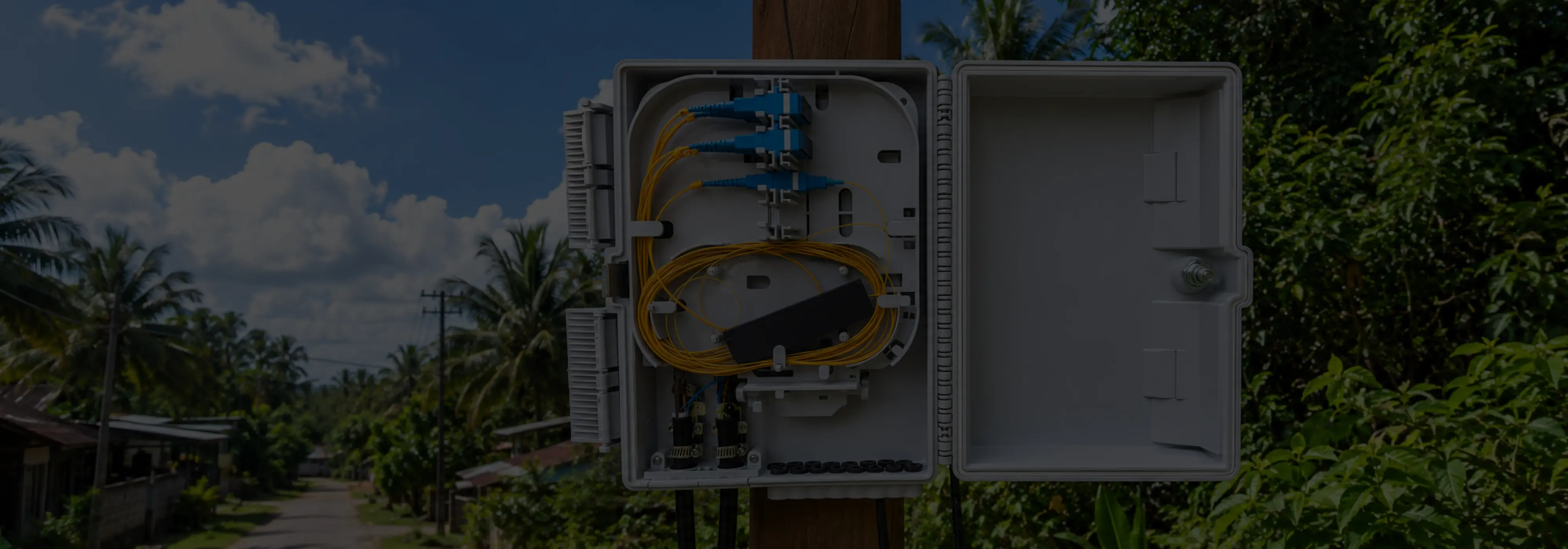 2 Port FTTH Fiber Termination Box
